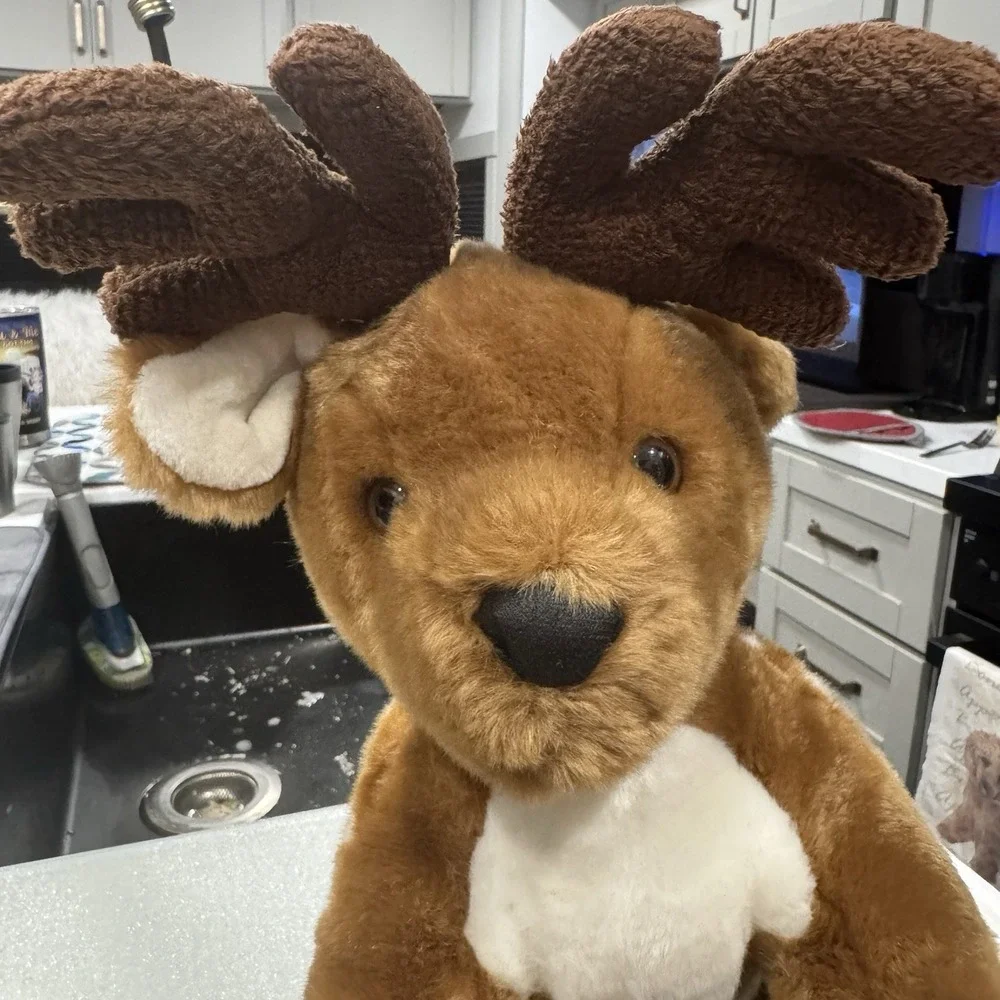 2003 Reindeer Holiday Build a Bear Plush BAB Spotted Limited Edition - Picture 3 of 14